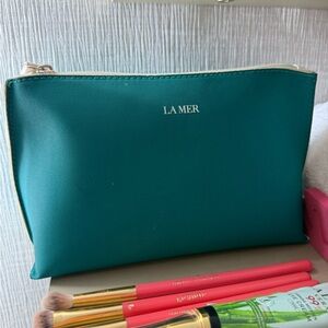La Mer Turquoise Cosmetic Case
